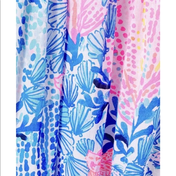Lilly Pulitzer Dezi off shoulder Maxi dress Sway with me - Picture 6 of 10